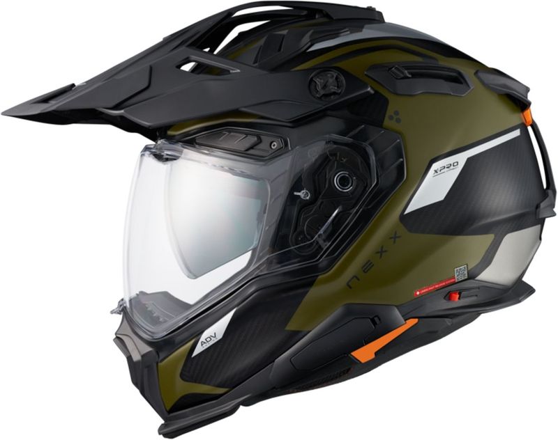 Nexx - X.WED3 - Motorhelm - Groen - Zilver - Mat