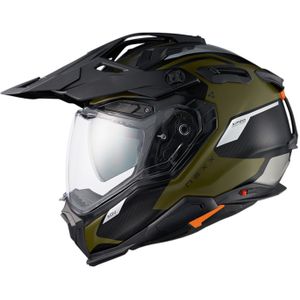 Nexx X.WED3 Pro Keyo, avonturenhelm, Mat Olijf/Zilver, XL