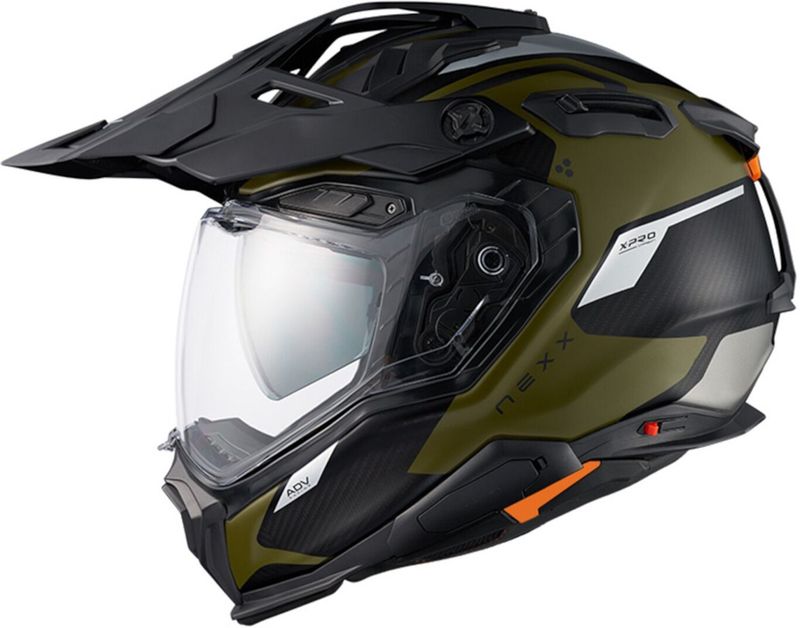 Nexx - X.WED3 - Motorhelm - Groen - Zilver - Mat