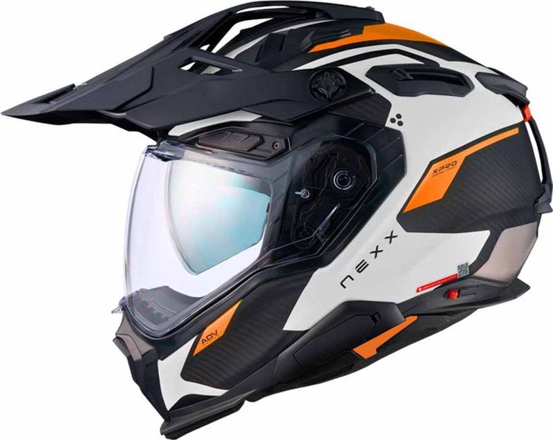 Nexx - X.WED3 Keyo - Helm - Wit - Oranje - Mat