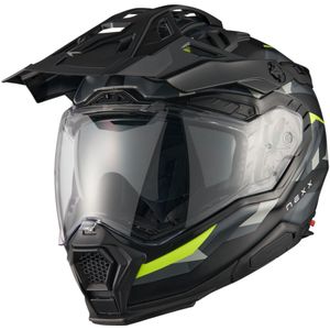 Adventure Helm Nexx X.WED3 Trailmania Grijs Neon MT