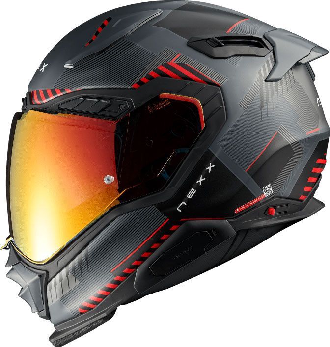 Nexx - X.WST3 - Integraalhelm - Multi-Composite Fiber - Zwart - Met Zonnevizier