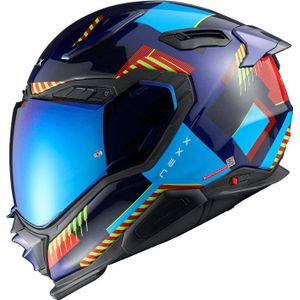 Integraalhelm Nexx X.WST3 Fluence Blauw-Rood