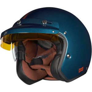 X.G30 - Jethelm - Zwart - Composietmateriaal - Geïntegreerd Zonnevizier