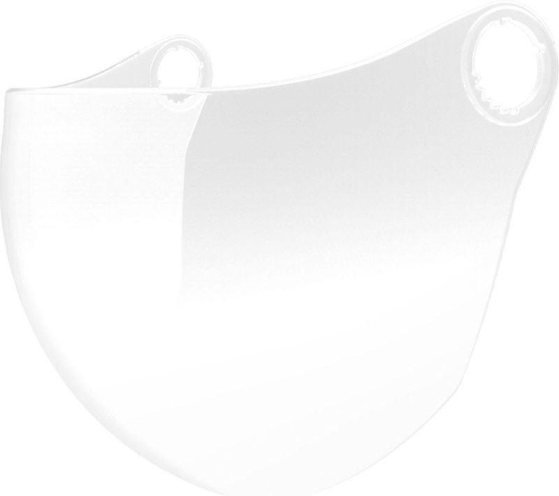 Helmvizier - Transparant - Kunststof