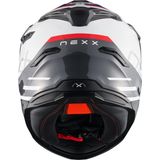 Nexx - Y.TRAVL Quest - Integraalhelm - Wit Blauw Rood - Adventure