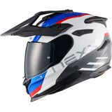 Nexx - Y.TRAVL Quest - Integraalhelm - Wit Blauw Rood - Adventure