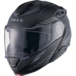 Nexx - X.Lifetour Globe - Modulaire Helm - Zwart - Geluidsarm Ontwerp