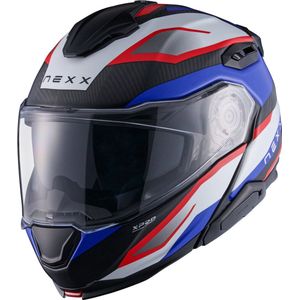Nexx - X.Lifetour Pro Mile - Systeemhelm - Blauw Rood - Carbon