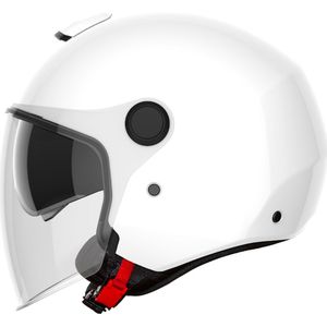 Nexx - Y.10 Open Face Helm - Wit - Ultrabreed Zonnevizier
