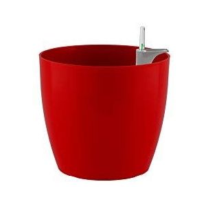 SAN REMO POT 36CM SELF WATERING DARK ROOD