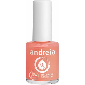 Andreia Halal Ademende Nagellak - Waterdoorlatende Halal Nagellak Veganistisch en Wreedheid - Kleur B5 Koraal - Tinten Roze en Oranje 10,5 ml