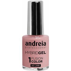 Andreia Professional Hybrid Gel Nagellak - 2 stappen en geen lamp nodig Langdurige en eenvoudige verwijdering - Fusion Color H12 Natural Nude Tan | Shades of Nudes - Soft Shades