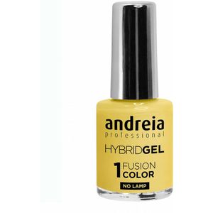 Andreia Professional Hybrid Gel Nagellak - 2 stappen en geen lamp nodig Langdurige en gemakkelijke verwijdering - Fusion Color H59 Geel