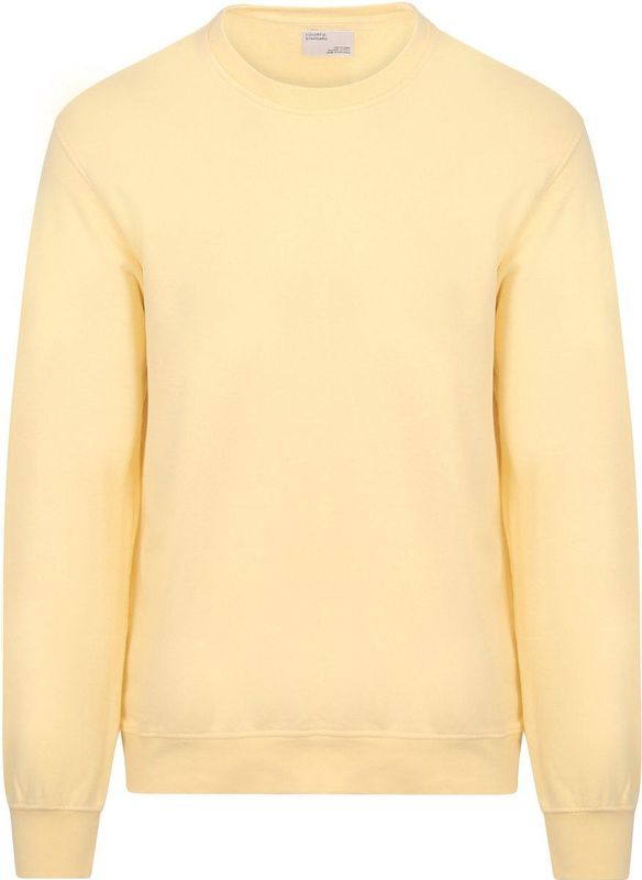 Sweatshirt ronde hals Colorful Standard Classic Organic burned yellow