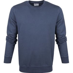 Sweatshirt ronde hals Colorful Standard Classic Organic petrol blue