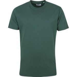 Colorful Standard Organic T-shirt Donkergroen - Heren - Print T-shirts