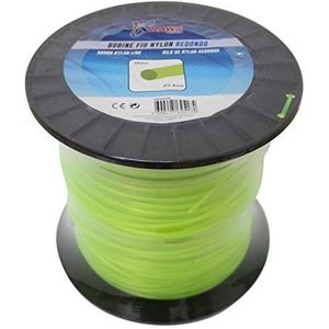 Kawapower Nylondraad voor grastrimmer, rond, 2,4 mm, 280 m