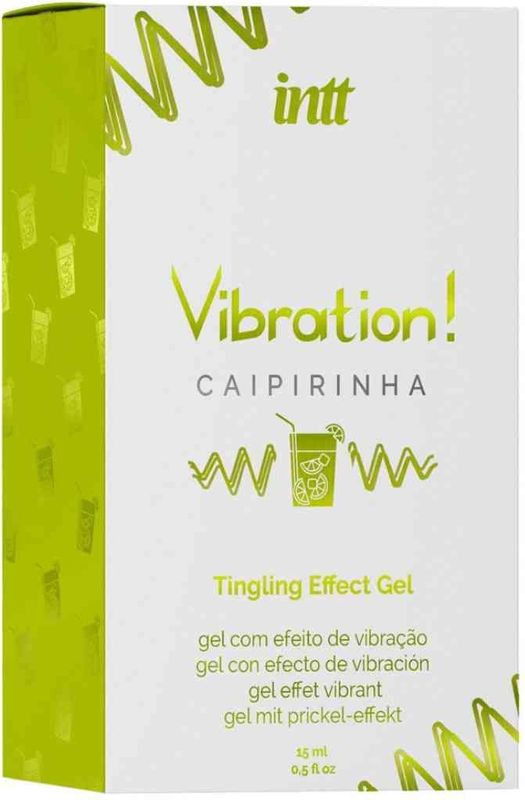 INTT - POWERFUL INTIMATE STIMULANT CAIPIRINHA LIQUID VIBRATOR GEL 15 ML | Stimulerend Gel | Vibrerende Vloeistof