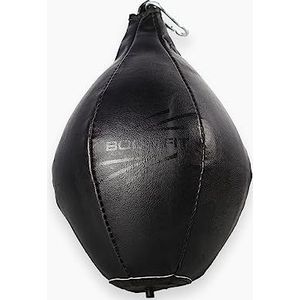 BOOMFIT Speedball bokszak (peer), uniseks, volwassenen, zwart, eenheidsmaat