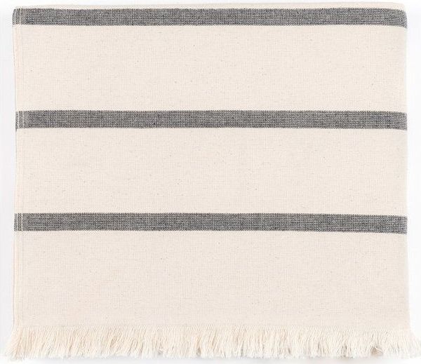 Torres Novas 1845 Strandlaken Boa-Nova, Zwart - 70 x 130 cm - 100% Katoen