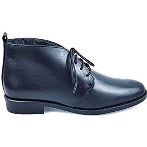 Pinto Di Blu 64522, Chukka Boot dames, zwart, 36 EU, zwart.