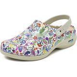 Gevavi - Wash&Go - Medische Klomp - Bloem - Leer - Antistatisch