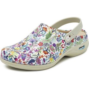 Gevavi - Wash&Go - Medische Klomp - Bloem - Leer - Antistatisch