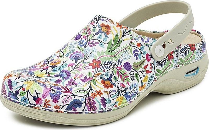 Gevavi - Wash&Go - Medische Klomp - Bloem - Leer - Antistatisch