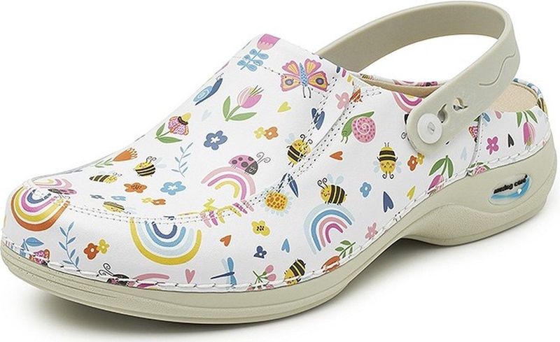 Gevavi - Wash&Go - Medische Klomp - Regenboog - Leer - Antistatisch