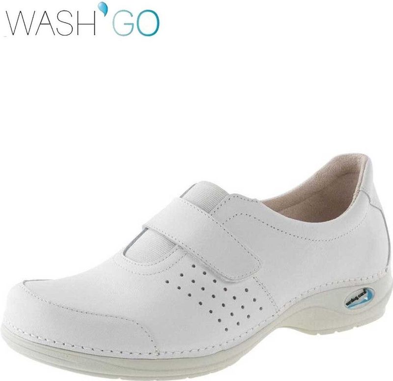 Nursing Care - Clog Gesloten - Wit - Leer