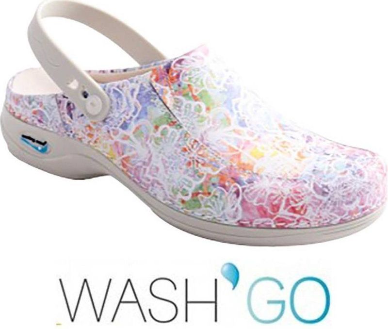 Gevavi - Wash&Go Open Elastiek - Medische Klomp - Multi - Leer