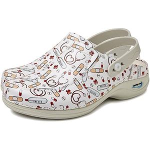 Gevavi - Wash&Go - Medische Klomp - Wit - Cloqleer - Antislip Zool
