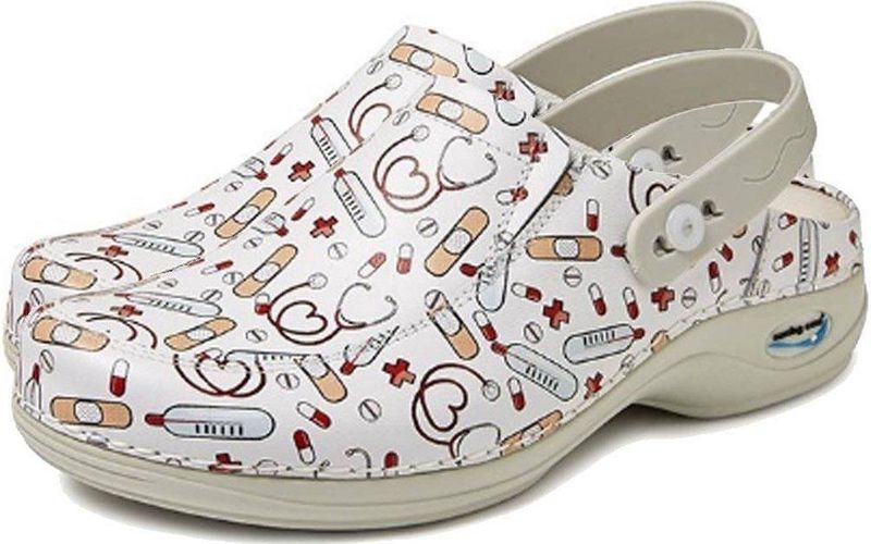 Gevavi - Wash&Go - Medische Klomp - Wit - Cloqleer - Antislip Zool