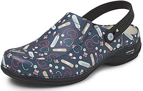 Gevavi - Wash&Go Open Elastiek - Klomp - Groen - Leer