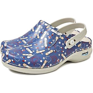 Gevavi - Wash&Go - Medische Klomp - Blauw - Echt Cloqleer