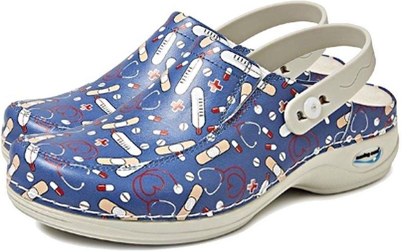 Gevavi - Wash&Go - Medische Klomp - Blauw - Echt Cloqleer