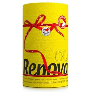 Renova papieren handdoek geel 1R