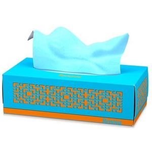 Renova Gezichtshanddoeken Red Label blauw - 80 doeken