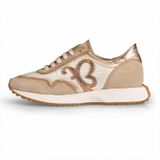 Felmini Versão - Dames Sneaker - Beige - Leer en Suède