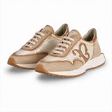 Felmini Versão - Dames Sneaker - Beige - Leer en Suède