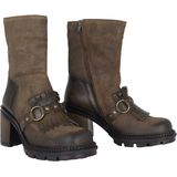 Felmini - Laisa - Laarzen - Paars - Gemaakt van Leer