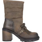 Felmini - Laisa - Laarzen - Paars - Gemaakt van Leer