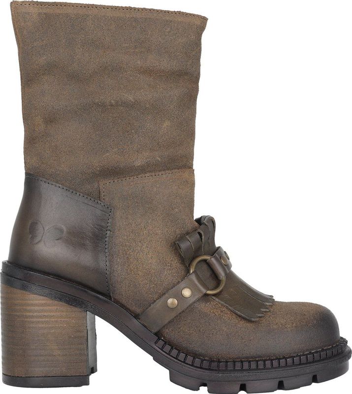 Felmini - Laisa - Laarzen - Paars - Gemaakt van Leer