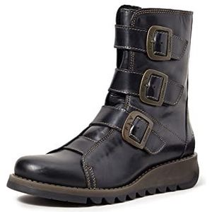 FLY London Scop110fly biker boots voor dames, Zwart 000, 39 EU