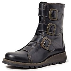 FLY London Scop110fly biker boots voor dames, Zwart 000, 41 EU