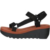 Fly London Yefa726fly, sleehak voor dames, zwarte baksteen