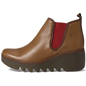 Fly London Dames BYNE349FLY Chelsea Boot, Cuoio (ROOD Elastisch), 6 UK