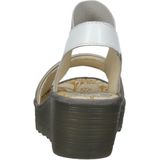 FLY LONDON - Sandaal - Zilver - Sleehak - Met Plateau