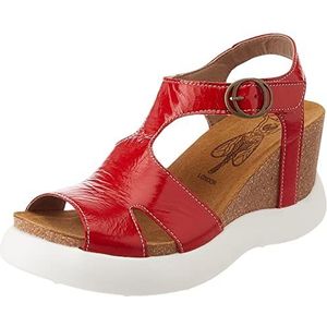 Fly London Dames Gova962fly sandaal, Rood, 36 EU